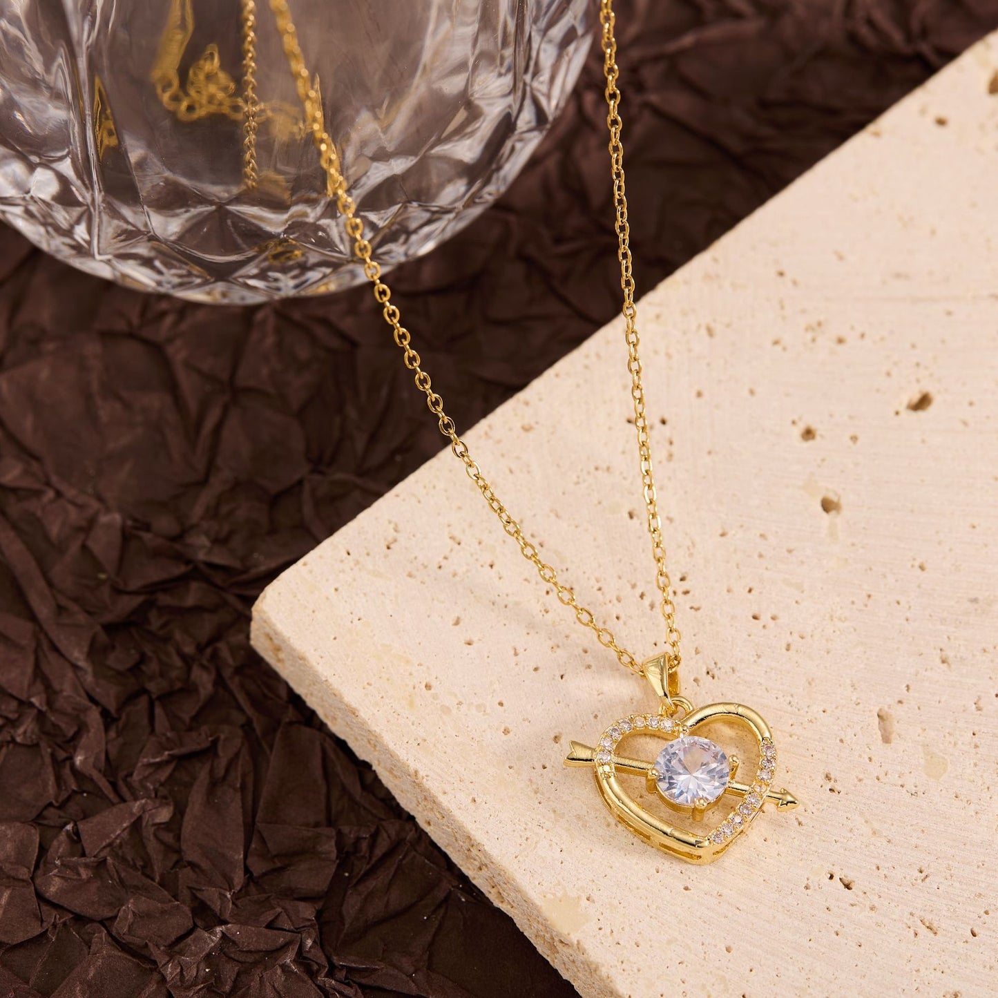 Summer New Titanium Steel Non-fading Versatile Necklace Light Luxury Simple Pendant Women's Necklace