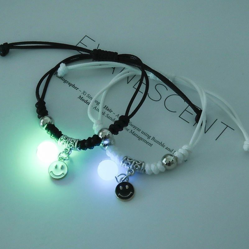Popular Luminous Bracelet Female Student Two Girlfriends Friendship Korean Version Fashion Luminous Bracelet Male and Female Couples