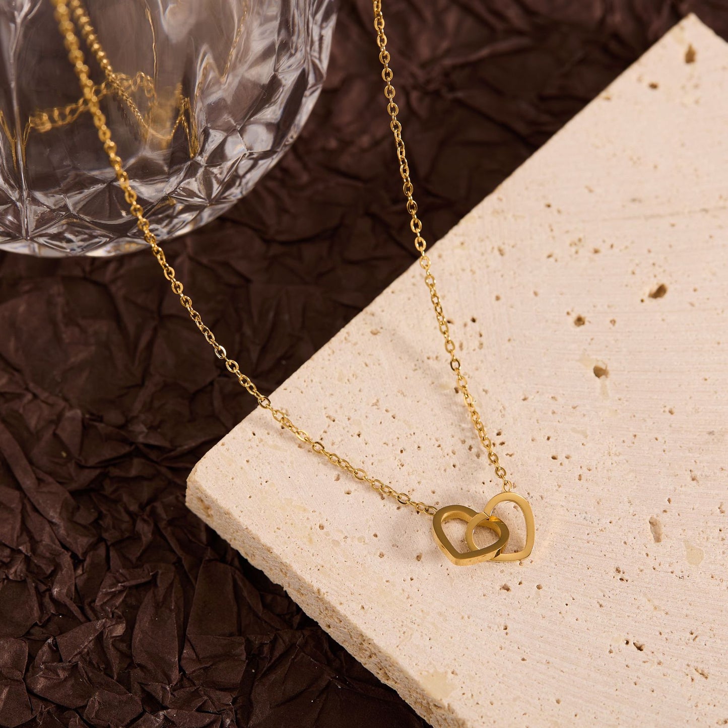 Summer New Titanium Steel Non-fading Versatile Necklace Light Luxury Simple Pendant Women's Necklace