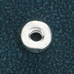 Foot Silver 999 Butterfly Bead Spacer Triangular Broken Silver Spacer Bamboo Bucket Bead Node High Rise Round Tube DIY Jewelry Accessories