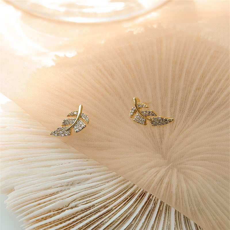 S925 Silver Needle Earrings Women's New Trendy Versatile Temperament Earrings Internet Celebrities Korean Ins Simple Personality Earrings Earrings