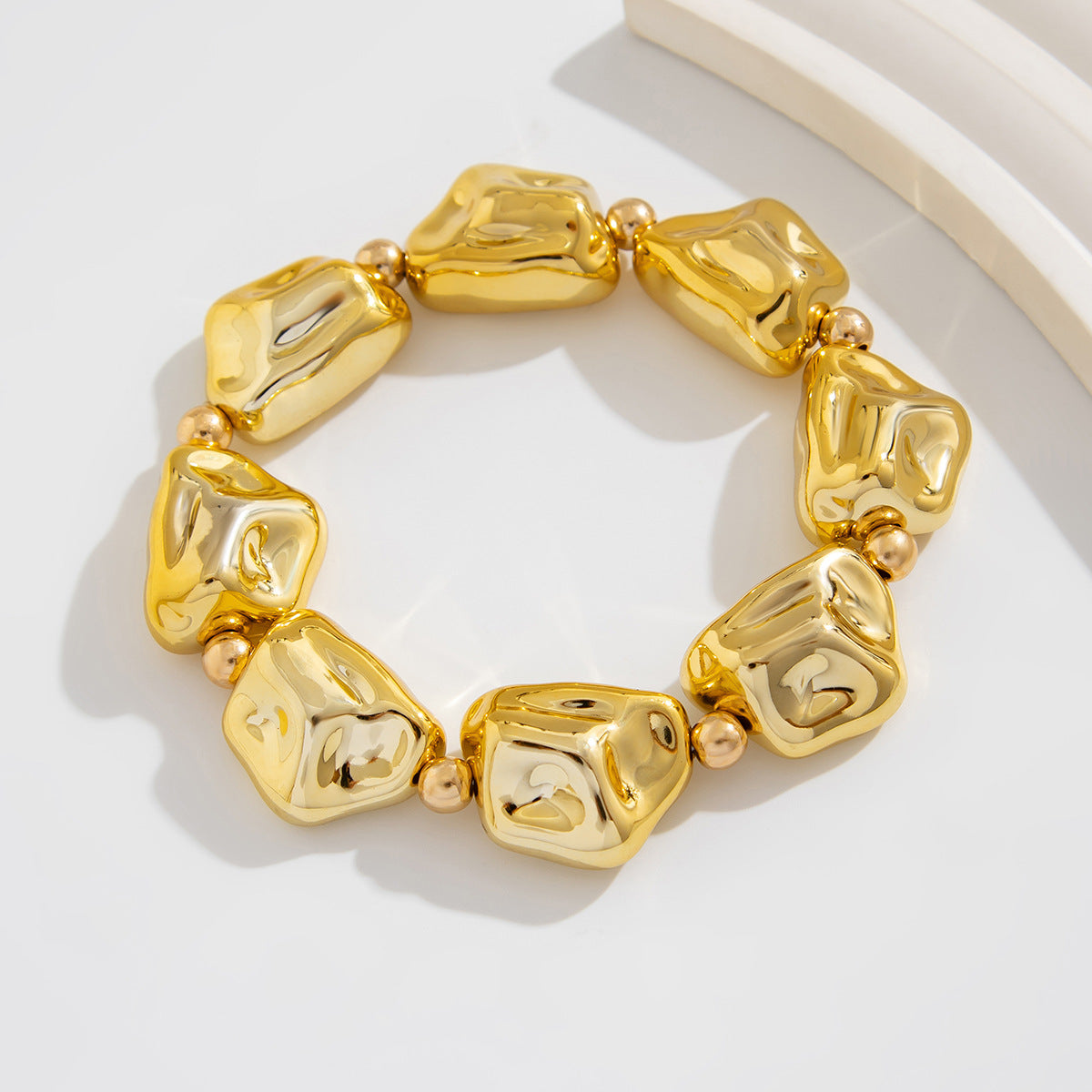 Glossy Geometric Bracelet Bracelet CCB Personalized Baroque Irregular Ladies Jewelry