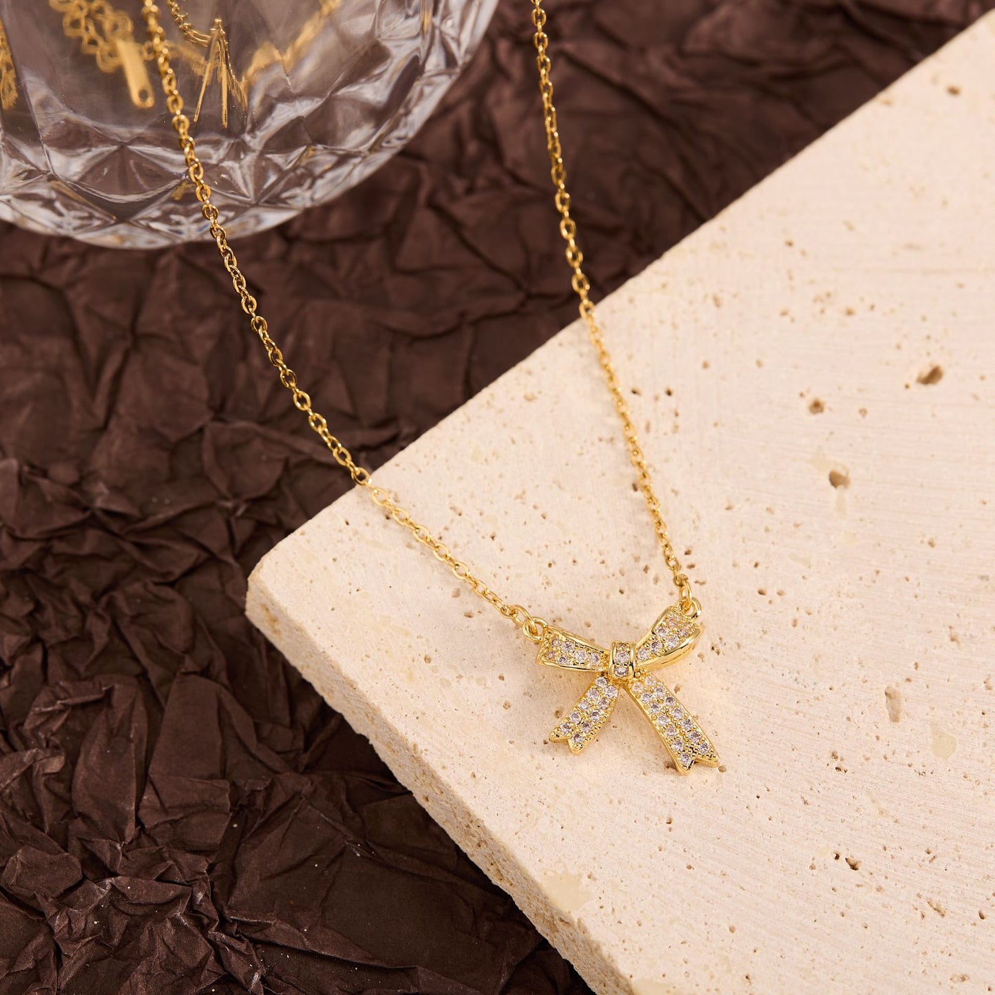 Summer New Titanium Steel Non-fading Versatile Necklace Light Luxury Simple Pendant Women's Necklace