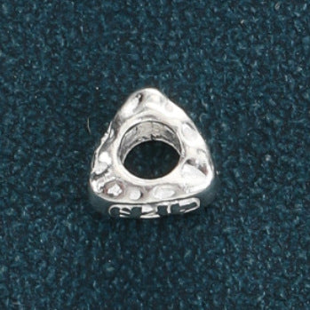 Foot Silver 999 Butterfly Bead Spacer Triangular Broken Silver Spacer Bamboo Bucket Bead Node High Rise Round Tube DIY Jewelry Accessories