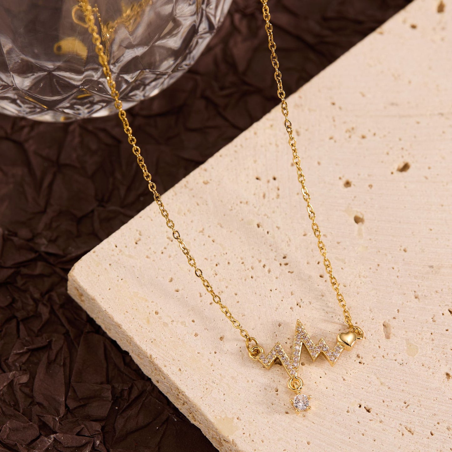 Summer New Titanium Steel Non-fading Versatile Necklace Light Luxury Simple Pendant Women's Necklace