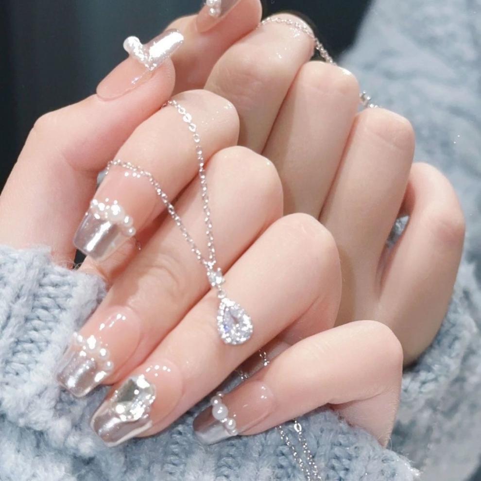 925 Silver Mermaid Tears Necklace Women's Ins Simple Light Luxury Temperament Premium Pendant Clavicle Chain Gift To Girlfriend