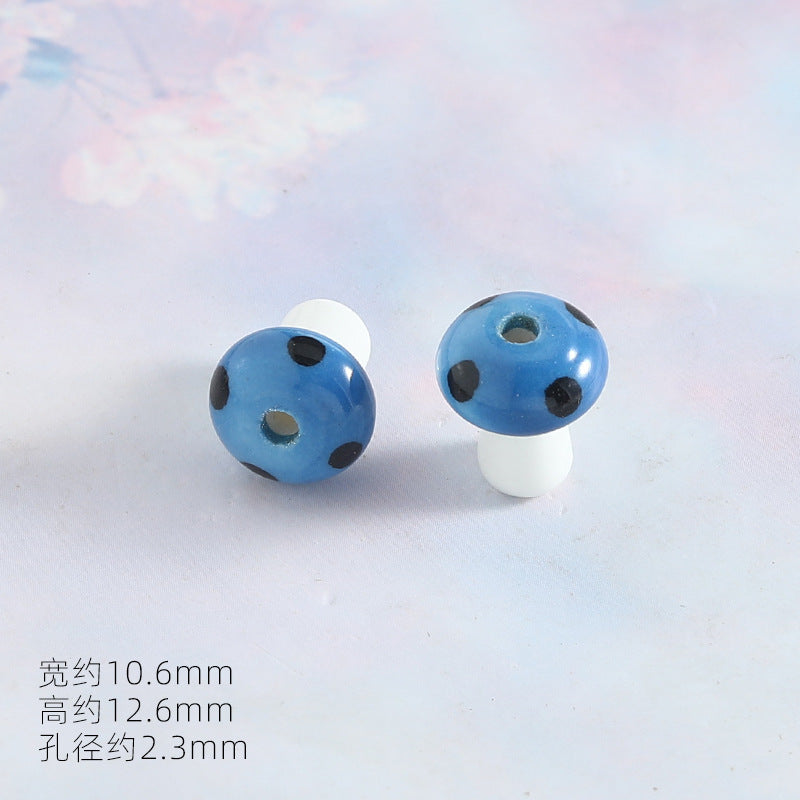 Ocean Wind Ceramic Beads Rabbit Conch Cat Claws Beaded Accessories Handmade Material DIY Loose Beads Bracelet Accessories