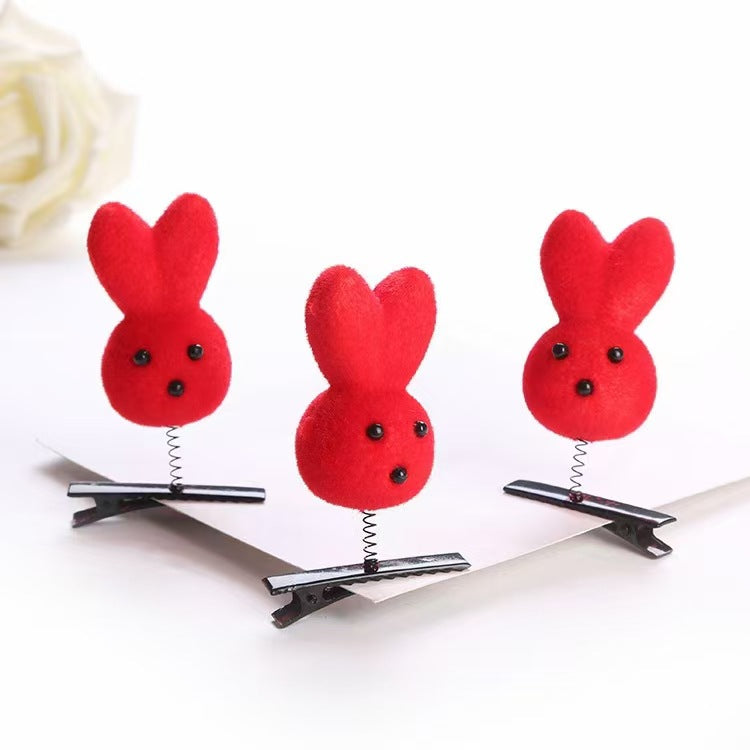 Children Act Cute Children's Chick Heart-shaped Headgear Hairpin Love Sell Cute Hair Accessories Gifts Children's Card Accessories