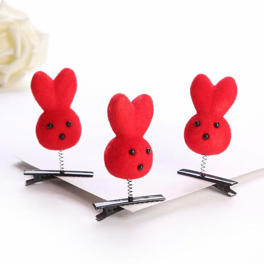 Children Act Cute Children's Chick Heart-shaped Headgear Hairpin Love Sell Cute Hair Accessories Gifts Children's Card Accessories