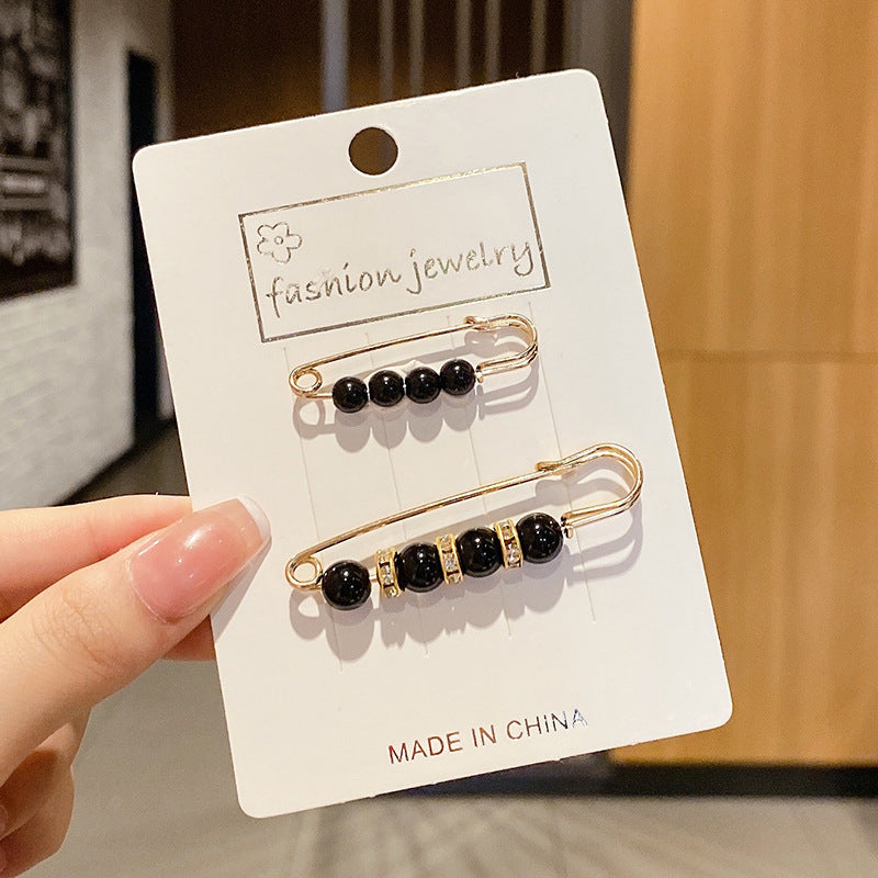 Jeans Waistband Reduced Waist Buckle Brooch Women's Skirt Tightened Waist Artifact Pin Fixed Anti-light Buckle Button