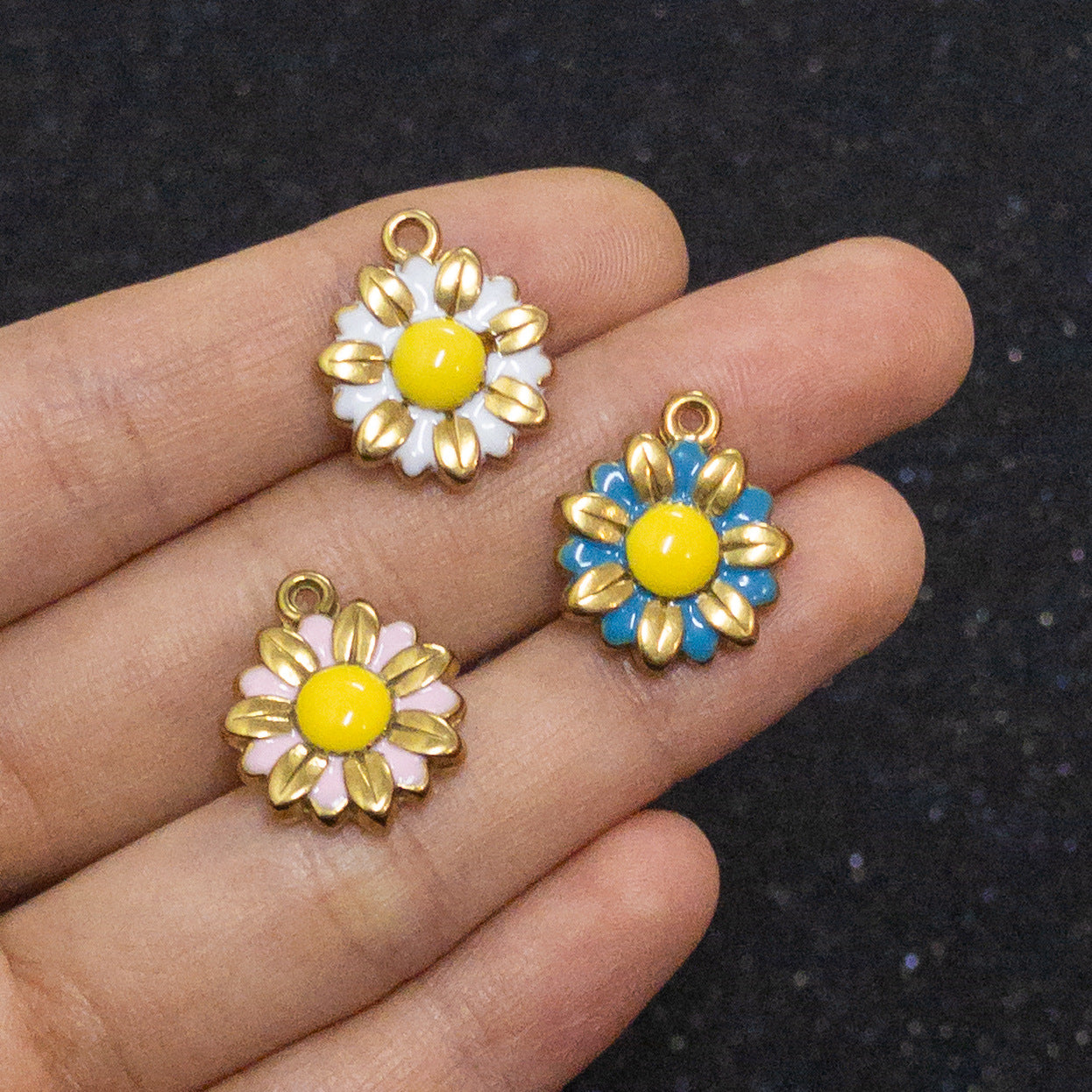 Stainless Steel DIY Jewelry Accessories, Oil Drop Pendant Necklace Pendant, Earring Accessories