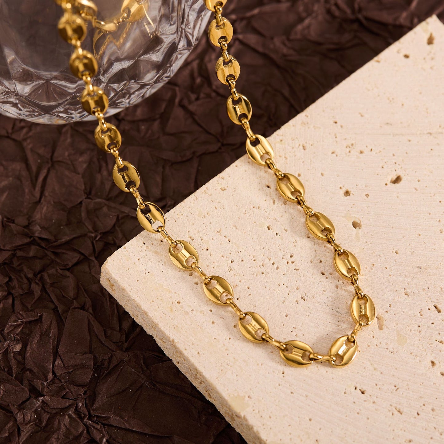 Summer New Titanium Steel Non-fading Versatile Necklace Light Luxury Simple Pendant Women's Necklace