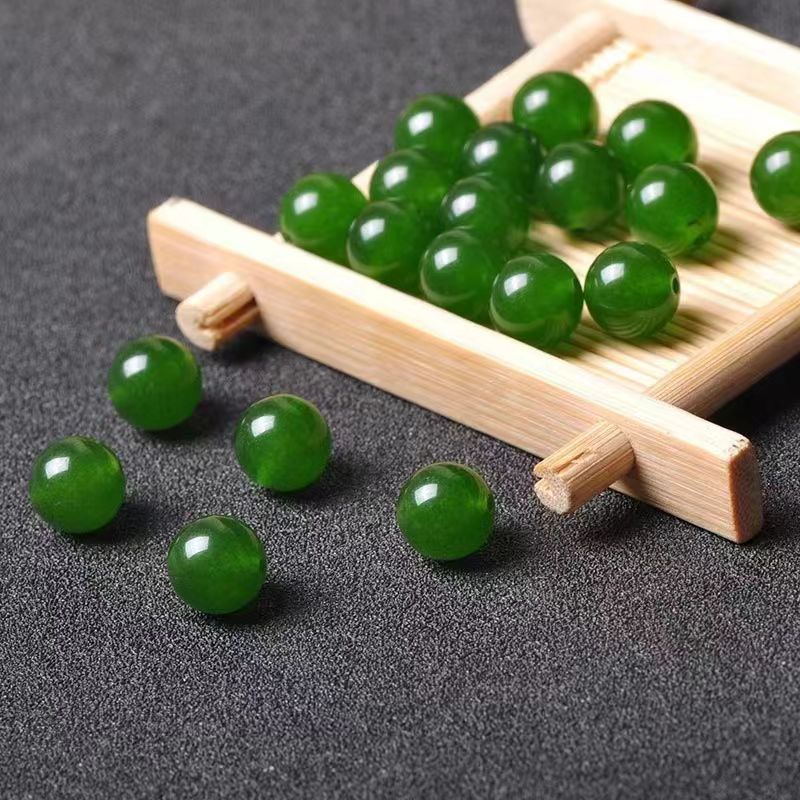 Jasper Loose Beads Round Beads Work in Progress DIY Handmade Beaded Jewelry Accessories Woven Bracelets Necklaces Duobao Beads