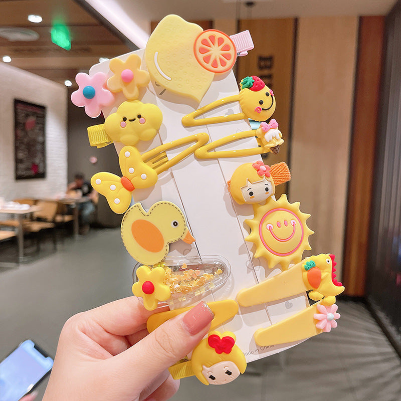 Children's Korean Version Baby Hairpin Cute Cartoon Hairpin