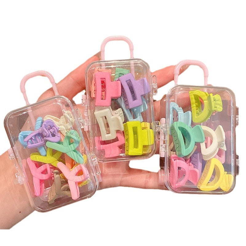 Children's Summer Candy Color Bangs Hairpin Does Not Hurt Hair Baby Headgear Girls Clip New Grab Clip Girls Side Clip