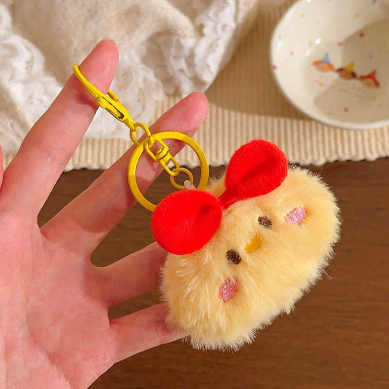 Plush Doll Doll Pendant Cartoon Creative Keychain Stall Activity Small Gift Backpack Pendant Accessories Wholesale