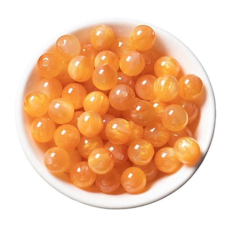 Wholesale Resin Streamer Gilt Gold Star Empty Imitation Cat's Eye Beads Beaded DIY Handmade Bracelet Necklace Loose Bead Accessories