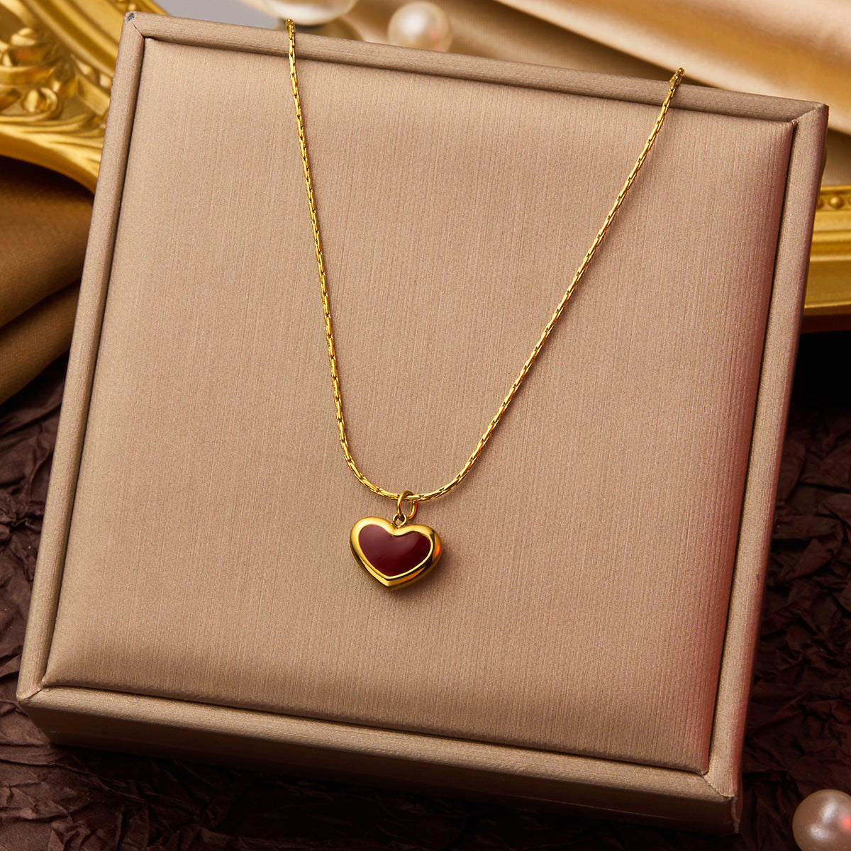 INS Style Titanium Steel Necklace Women's Premium Light Luxury Versatile Clavicle Chain