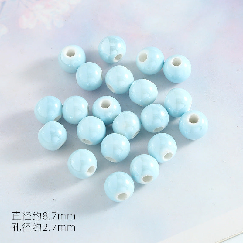 Ocean Wind Ceramic Beads Rabbit Conch Cat Claws Beaded Accessories Handmade Material DIY Loose Beads Bracelet Accessories