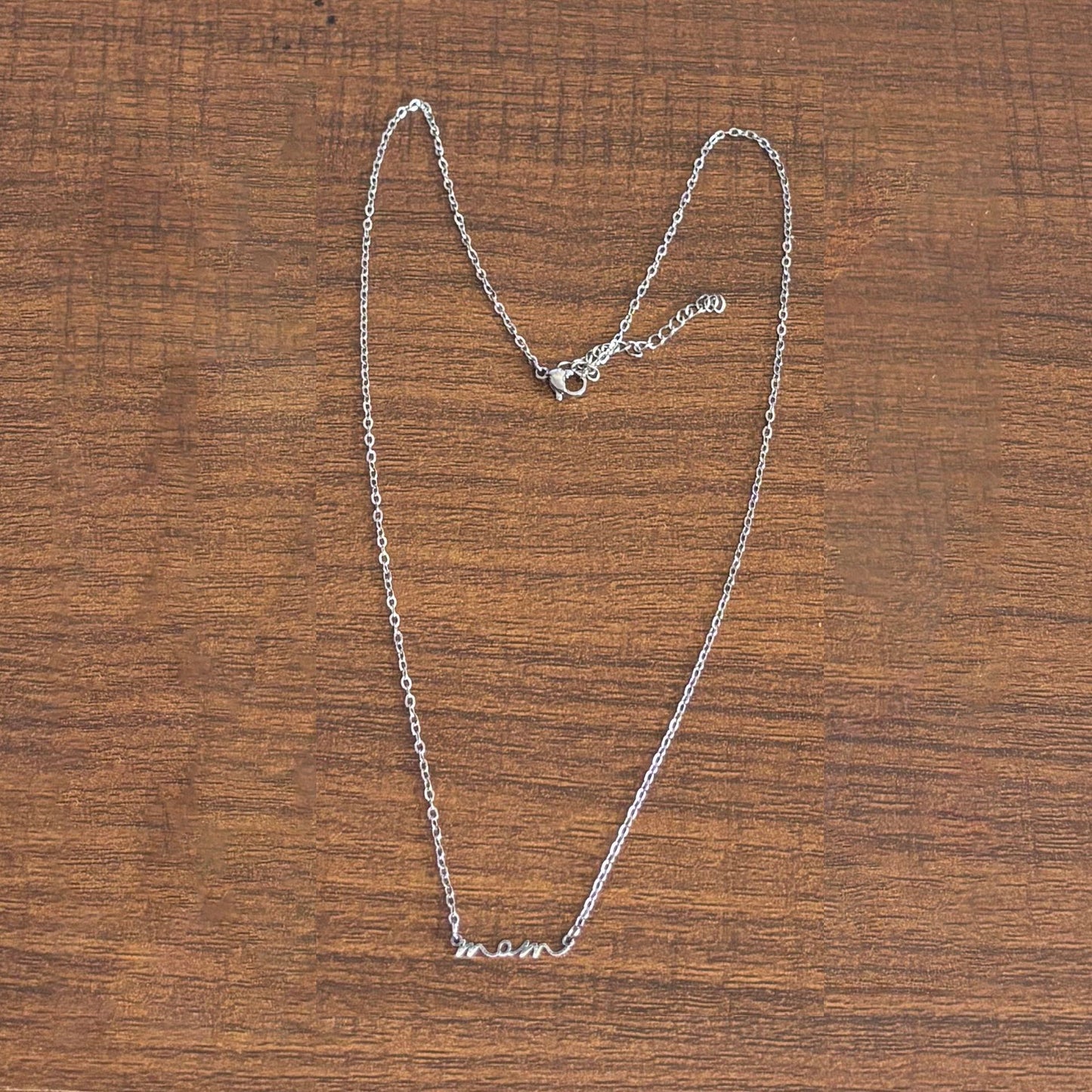 18K Gold Non-fading Stainless Steel Mama Necklace Neck Chain Parent-child Gift Mother's Day Gift Love Mom Necklace