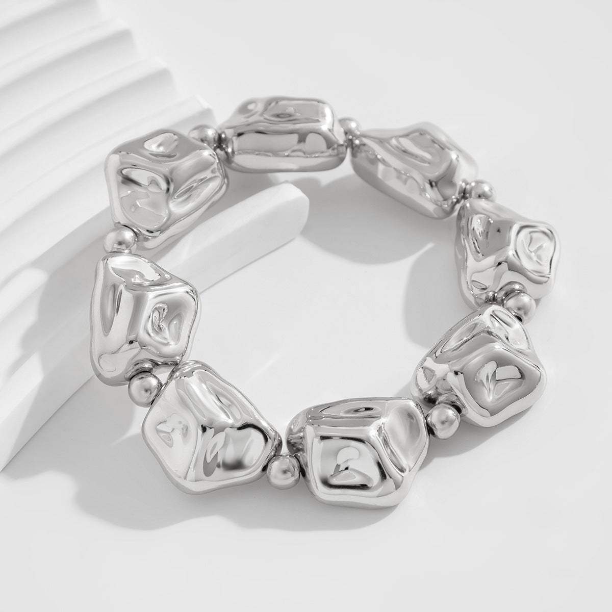 Glossy Geometric Bracelet Bracelet CCB Personalized Baroque Irregular Ladies Jewelry