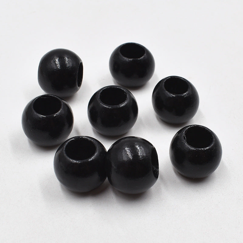 DIY Jewelry Accessories 20MM Large Hole Lotus Wood Beads, Hemu Round Beads, Wooden Beads Loose Beads, Wooden Beads Beaded Accessories