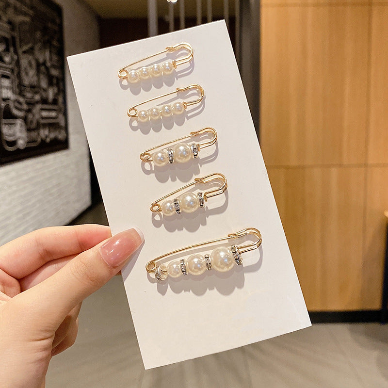 Jeans Waistband Reduced Waist Buckle Brooch Women's Skirt Tightened Waist Artifact Pin Fixed Anti-light Buckle Button