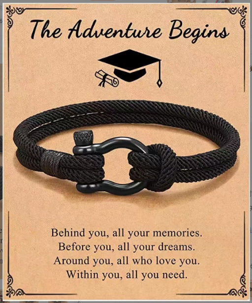 Mom Mother's Day Gift Bracelet Pink Zebra Emperor Stone Foot Pendant Elastic Rope Bracelet Jewelry