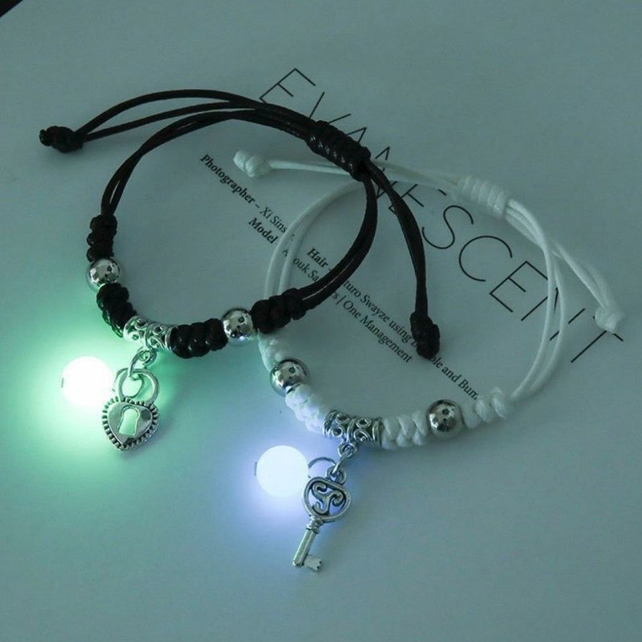 Popular Luminous Bracelet Female Student Two Girlfriends Friendship Korean Version Fashion Luminous Bracelet Male and Female Couples