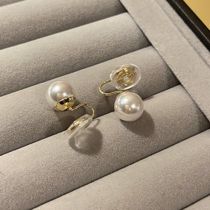 S925 Silver Needle Simple Ear Hole Earrings, Women's Small and Versatile Commuting Temperament Earrings, No Need To Pick Ear Accessories When Sleeping