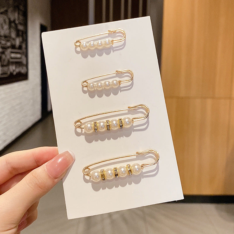 Jeans Waistband Reduced Waist Buckle Brooch Women's Skirt Tightened Waist Artifact Pin Fixed Anti-light Buckle Button