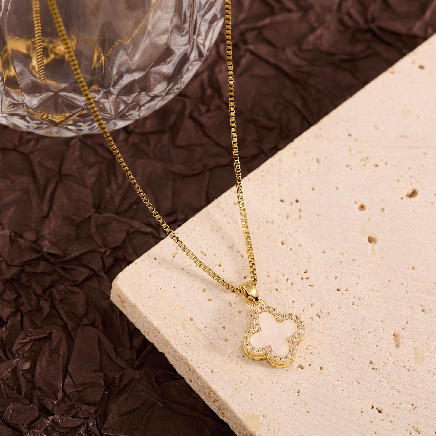 Summer New Titanium Steel Non-fading Versatile Necklace Light Luxury Simple Pendant Women's Necklace