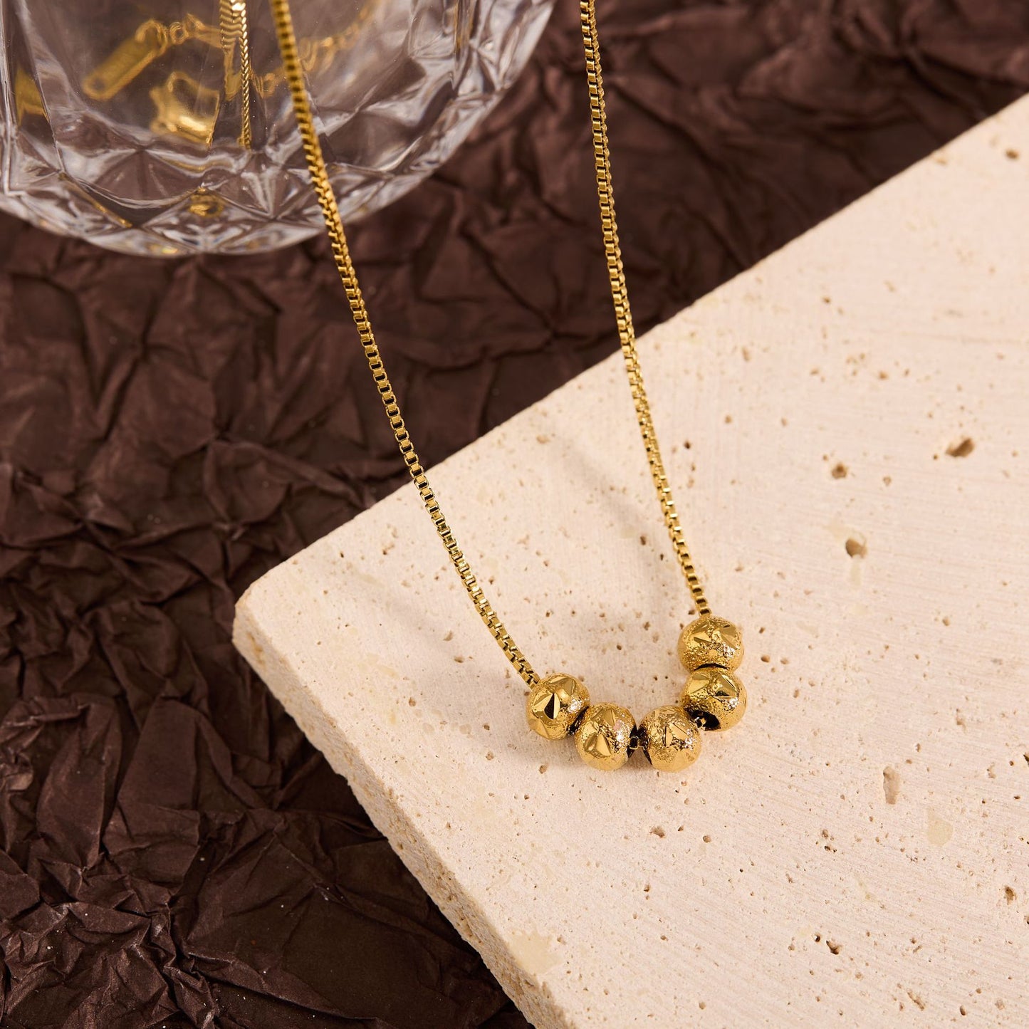 Summer New Titanium Steel Non-fading Versatile Necklace Light Luxury Simple Pendant Women's Necklace