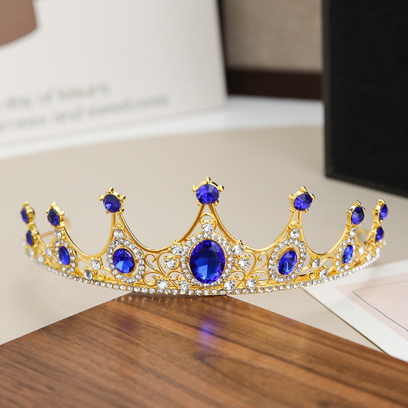 Crown Tiara Children's Princess Pink Diamond Birthday Crown Crystal Headband