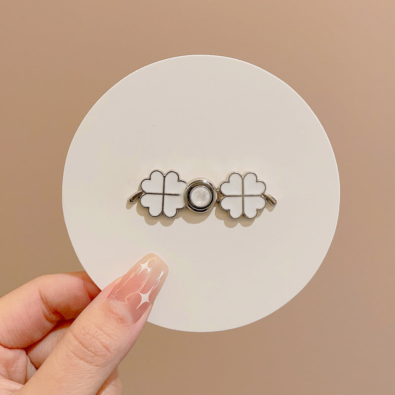 Jeans Waistband Reduced Waist Buckle Brooch Women's Skirt Tightened Waist Artifact Pin Fixed Anti-light Buckle Button