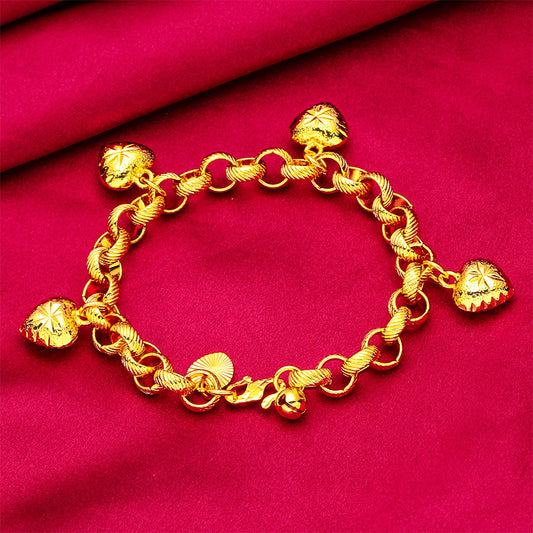 Vietnamese Sand Gold Girls Fashion Hollow Bracelet Bracelet