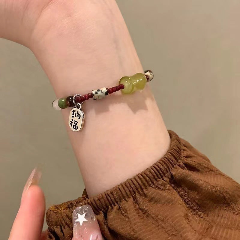 Gypsy Star~ Double-layer Stacked Pearl Bracelet for Women's Niche Light Luxury Temperament Exquisite and Versatile Jewelry