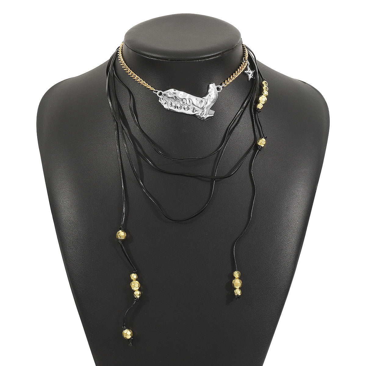 Personalized Multi-layer Hand-woven Cowboy Boots, Pendant Necklace Long Creative Stacked Collarbone Chain