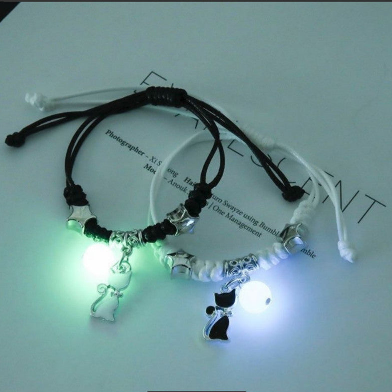 Popular Luminous Bracelet Female Student Two Girlfriends Friendship Korean Version Fashion Luminous Bracelet Male and Female Couples