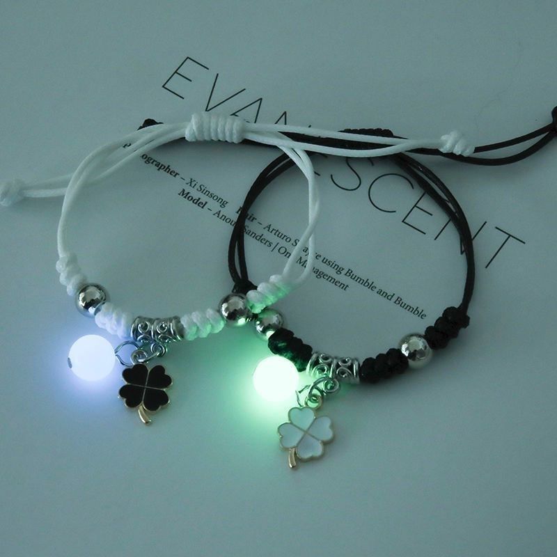 Popular Luminous Bracelet Female Student Two Girlfriends Friendship Korean Version Fashion Luminous Bracelet Male and Female Couples