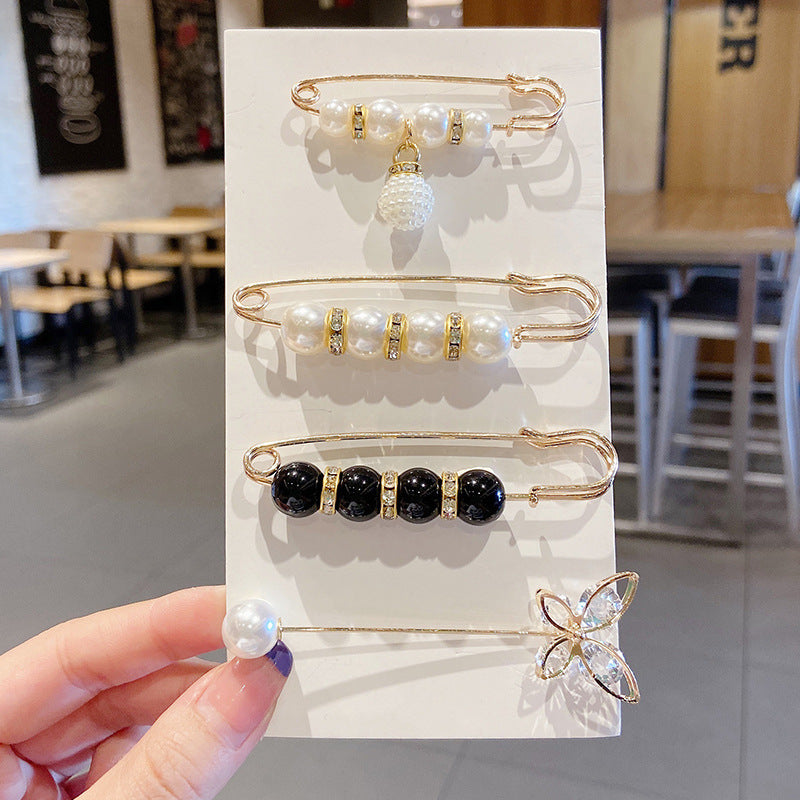 Jeans Waistband Reduced Waist Buckle Brooch Women's Skirt Tightened Waist Artifact Pin Fixed Anti-light Buckle Button