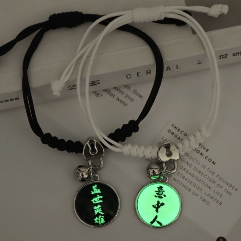 Popular Luminous Bracelet Female Student Two Girlfriends Friendship Korean Version Fashion Luminous Bracelet Male and Female Couples