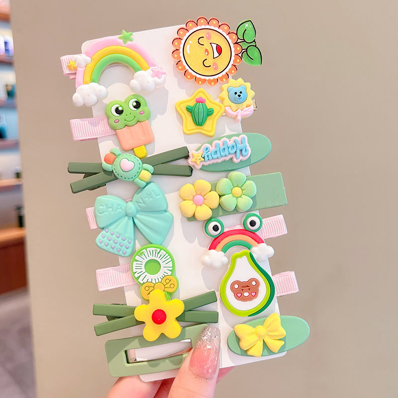 Children's Korean Version Baby Hairpin Cute Cartoon Hairpin