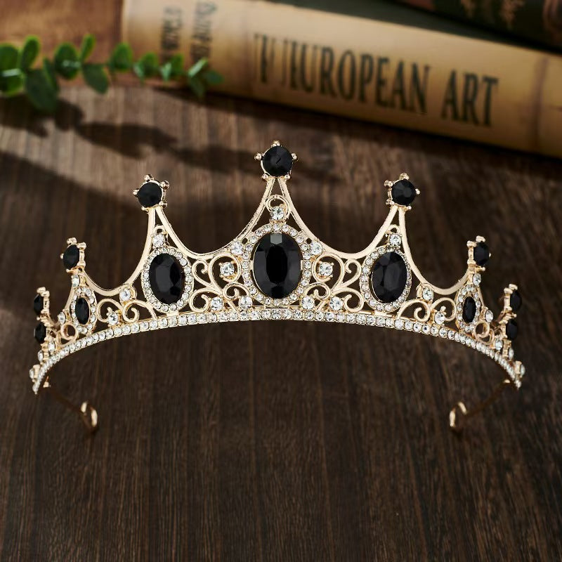 Crown Tiara Children's Princess Pink Diamond Birthday Crown Crystal Headband