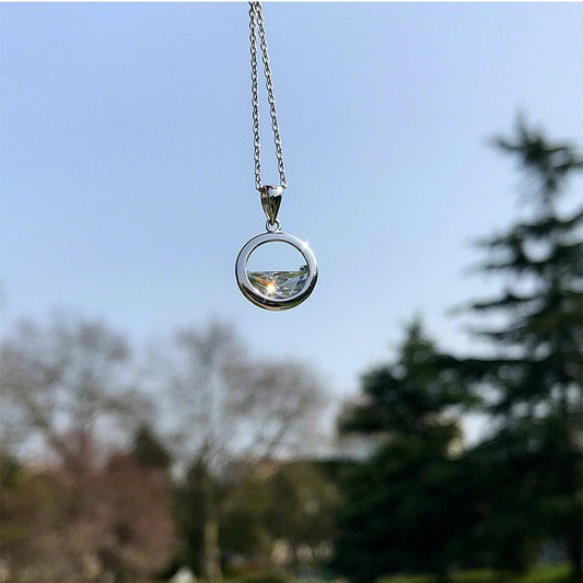 Korean Version S925 Sterling Silver Necklace Female Collarbone Chain Fresh and Simple Temperament Student Mori Gift