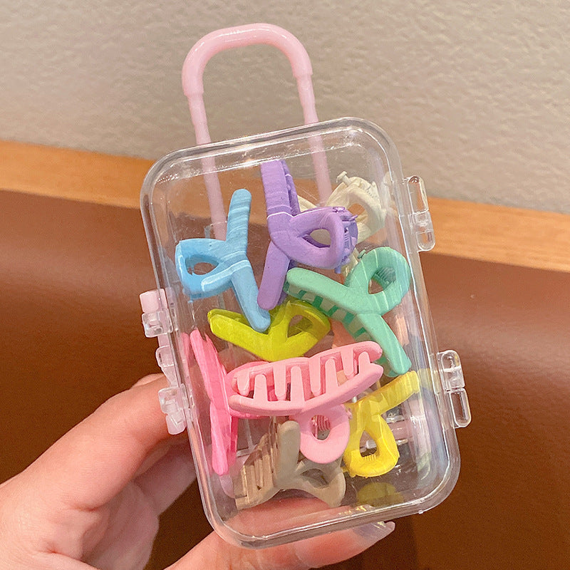 Children's Summer Candy Color Bangs Hairpin Does Not Hurt Hair Baby Headgear Girls Clip New Grab Clip Girls Side Clip