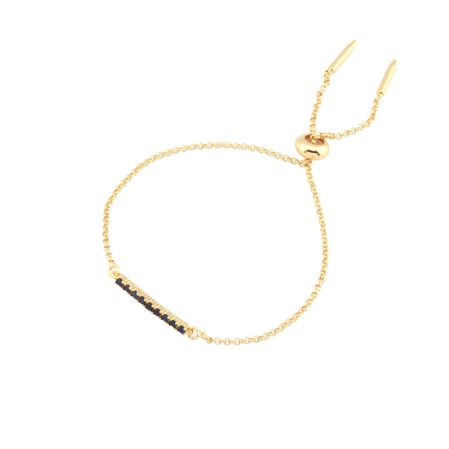 European and American Ins Tide Copper Inlaid Micro Zirconium Bracelet Women's Small Fresh Adjustable Pull Color Zircon Box Chain