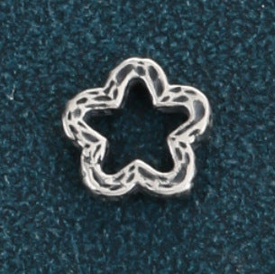 Foot Silver 999 Butterfly Bead Spacer Triangular Broken Silver Spacer Bamboo Bucket Bead Node High Rise Round Tube DIY Jewelry Accessories
