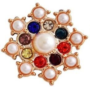 Popular Multifunctional Brooch Socks High-end Brooch Silk Scarf Buckle Clothing Bear Love Anti-light Pin