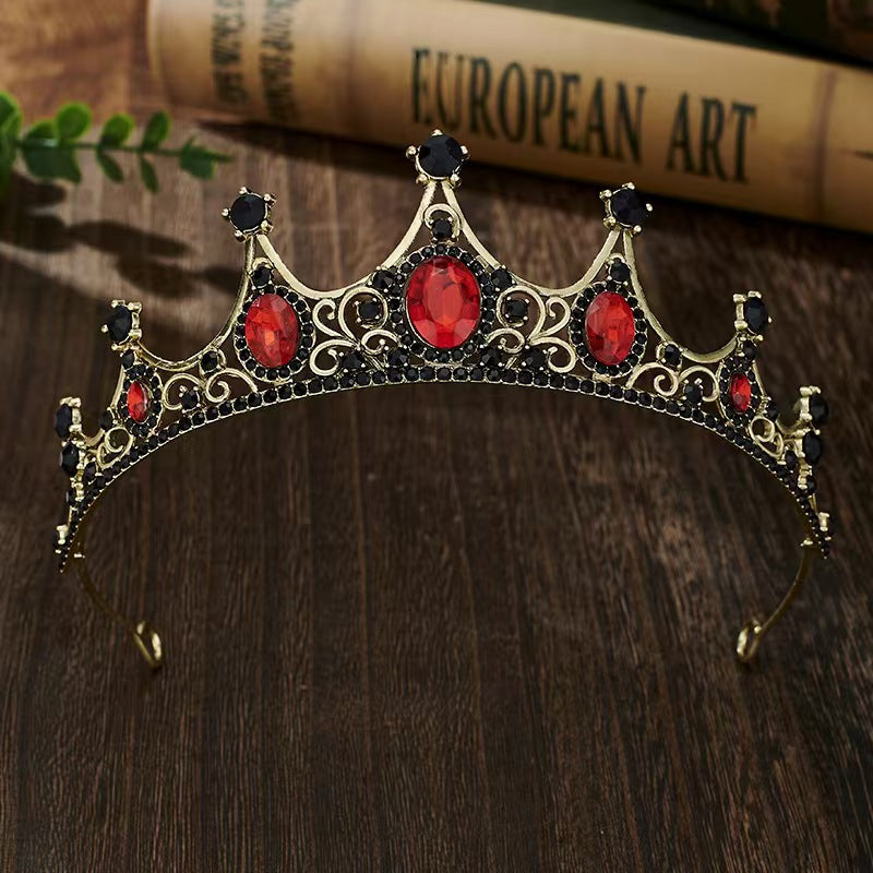 Crown Tiara Children's Princess Pink Diamond Birthday Crown Crystal Headband